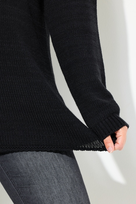 Pullover, Norwegermuster, Rundhals, Langarm