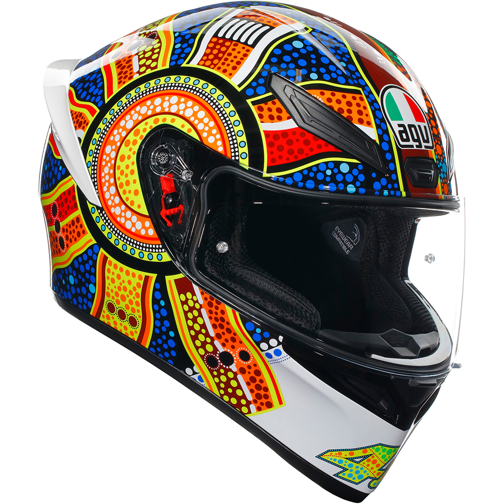 AGV - Casque K1 S Dreamtime Bleu / Orange / Multicolore