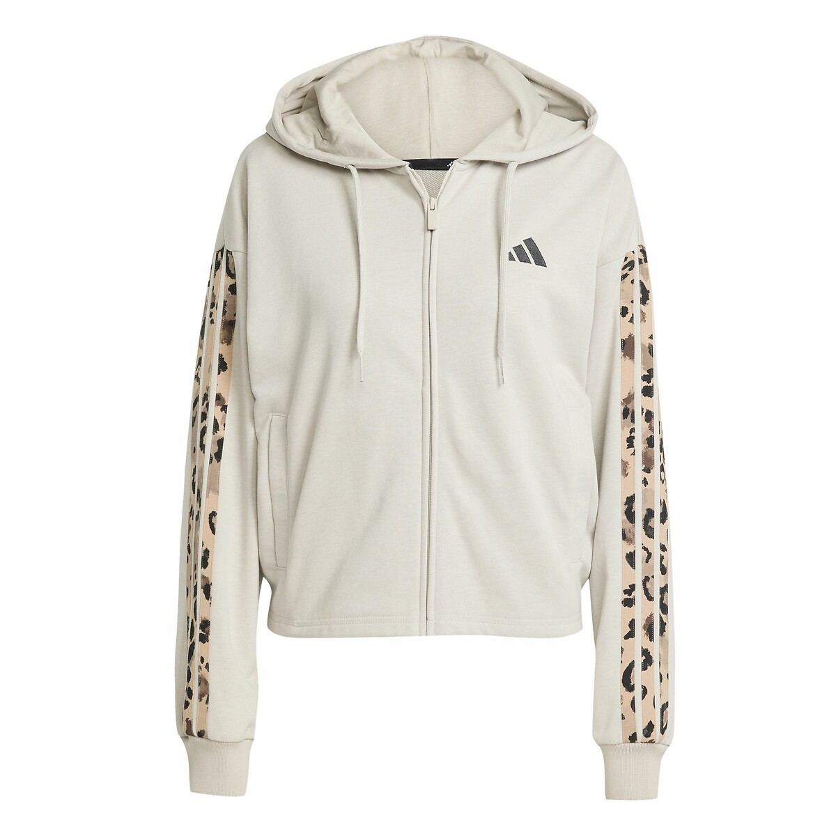 ADIDAS ROUPAS ESPORTIVAS<br>Moletom com estampa de leopardo