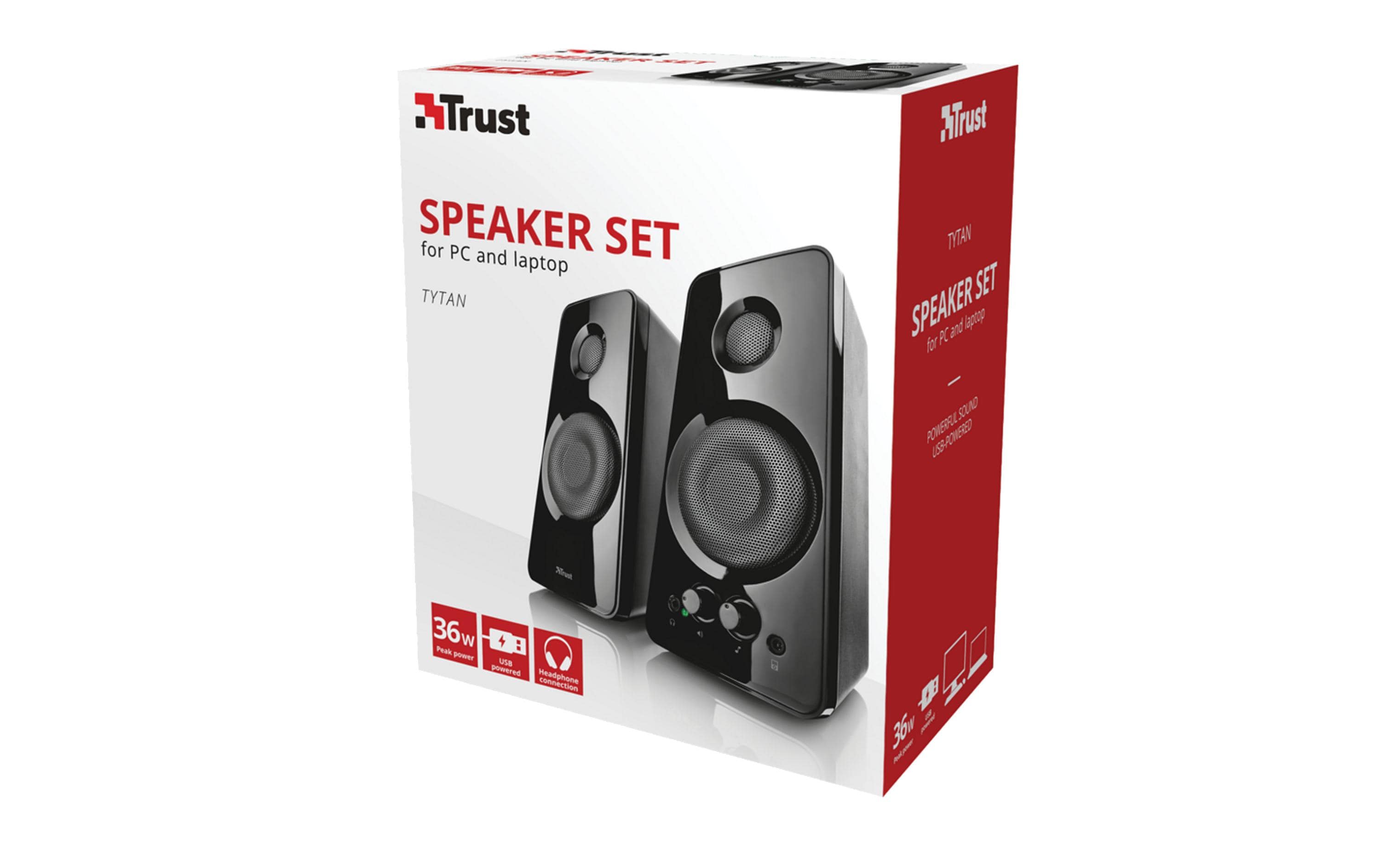 PC-Lautsprecher Tytan 2.0Elegantes Lautsprecherset mit vollem Klang