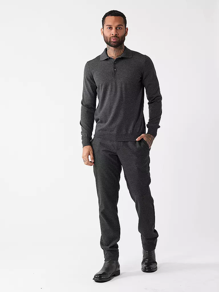 GRAN SASSO Poloshirt  grau