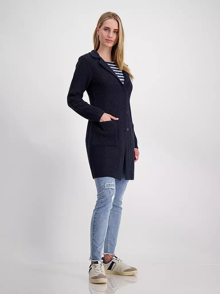 MONARI Strickmantel dunkelblau