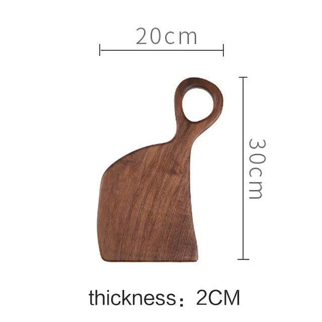Black Walnut Wood Tray Solid Chopping Boards | Modern Decorative Platter Kitchenware