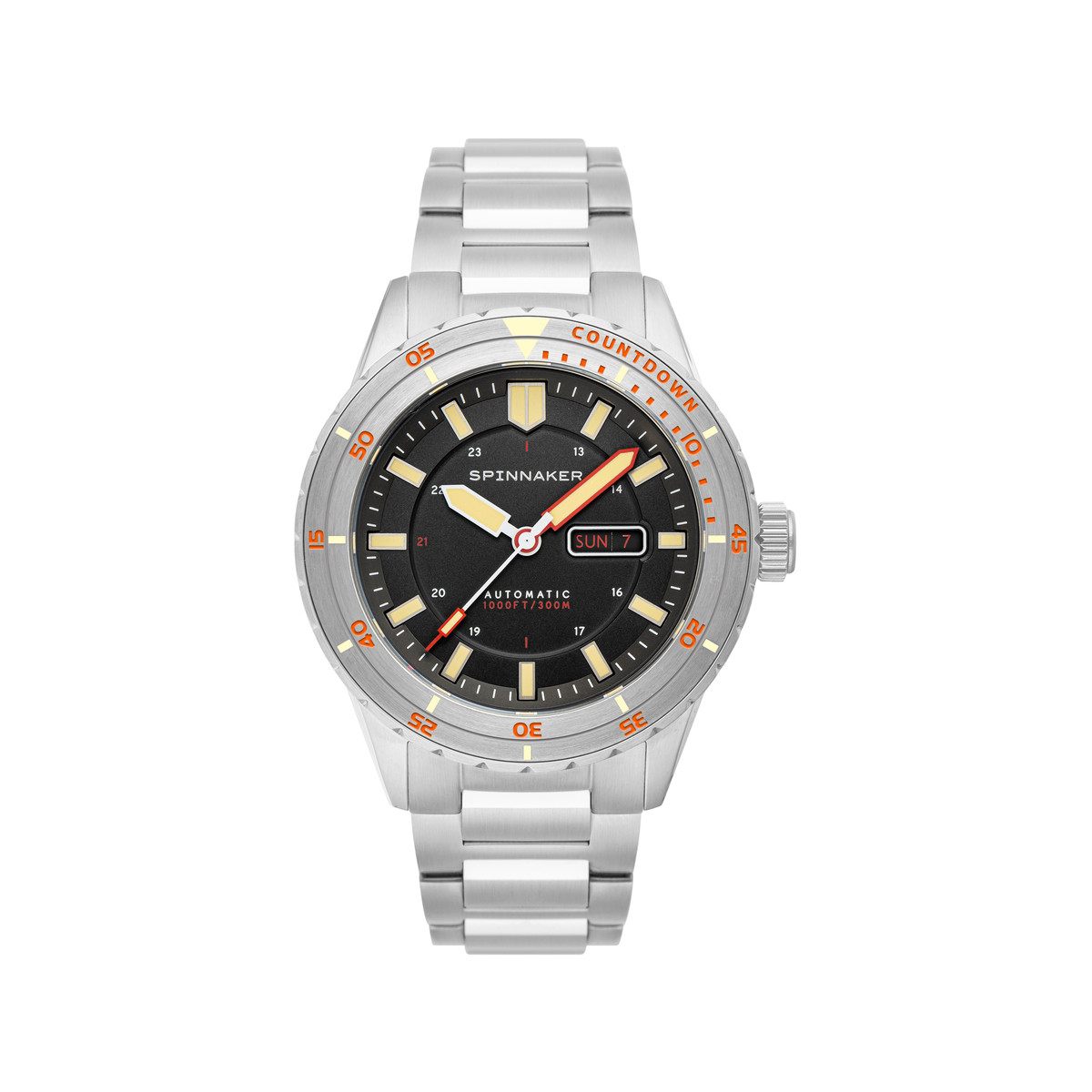 Montre Spinnaker Hass homme automatique bracelet acier