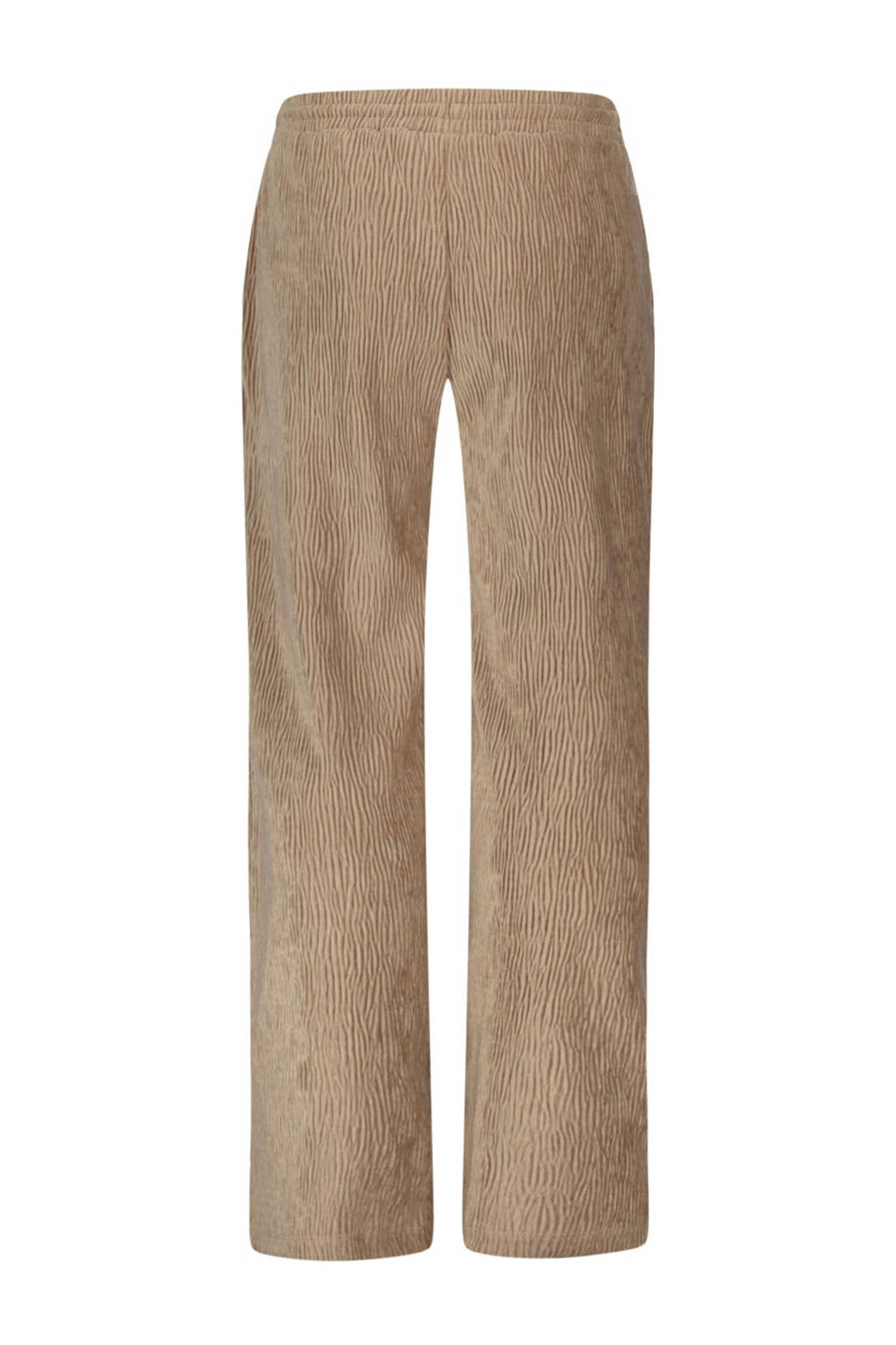 Like Flo straight fit broek Fieke taupe