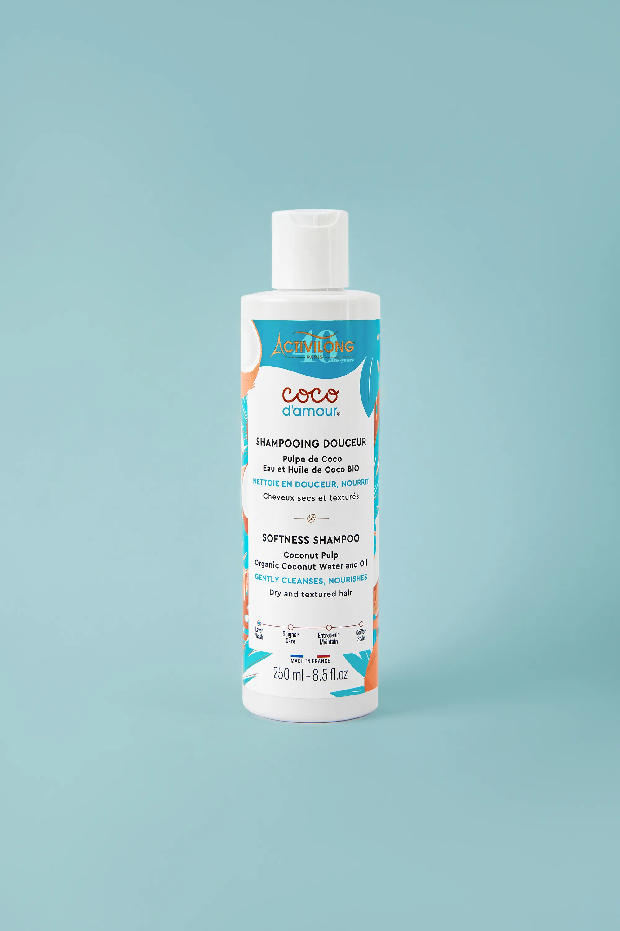 Activilong Shampoing douceur pour cheveux secs & texturés Coco D’Amour-250 ml