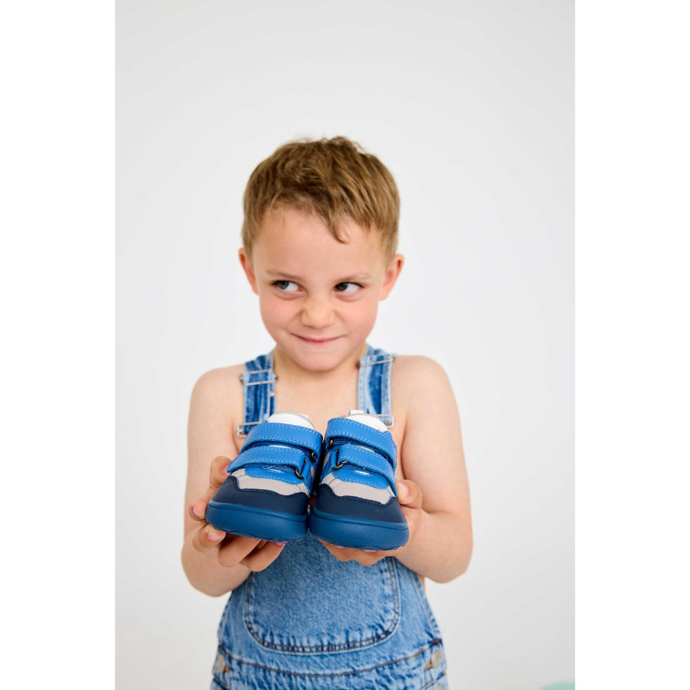 Køb Bisgaard Navy Barefoot Elroy First Step Sko
