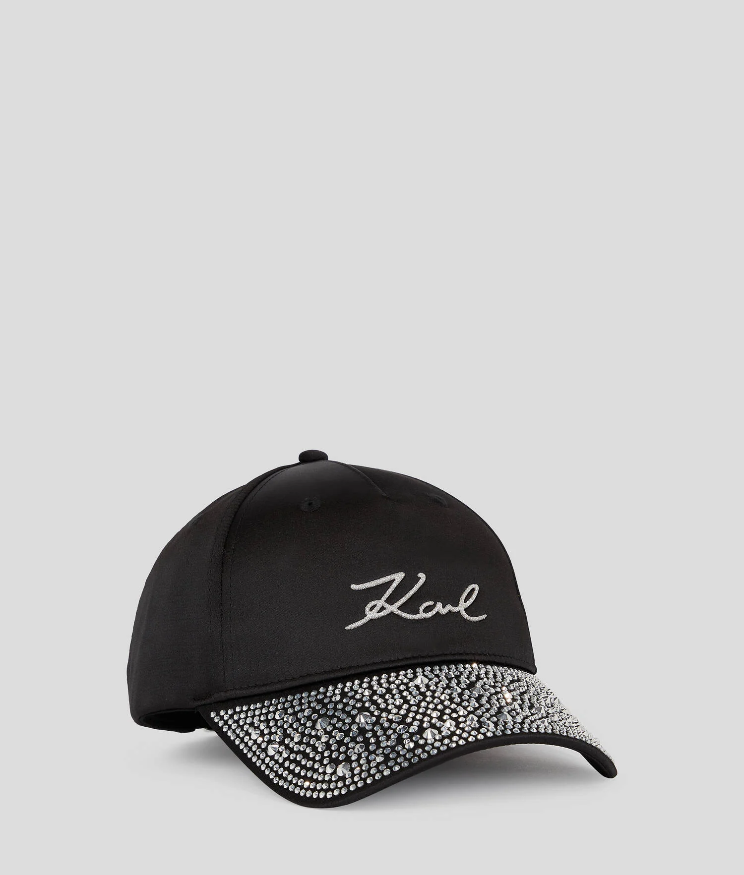 CASQUETTE AVEC VISIÈRE À STRASS K/SIGNATURE