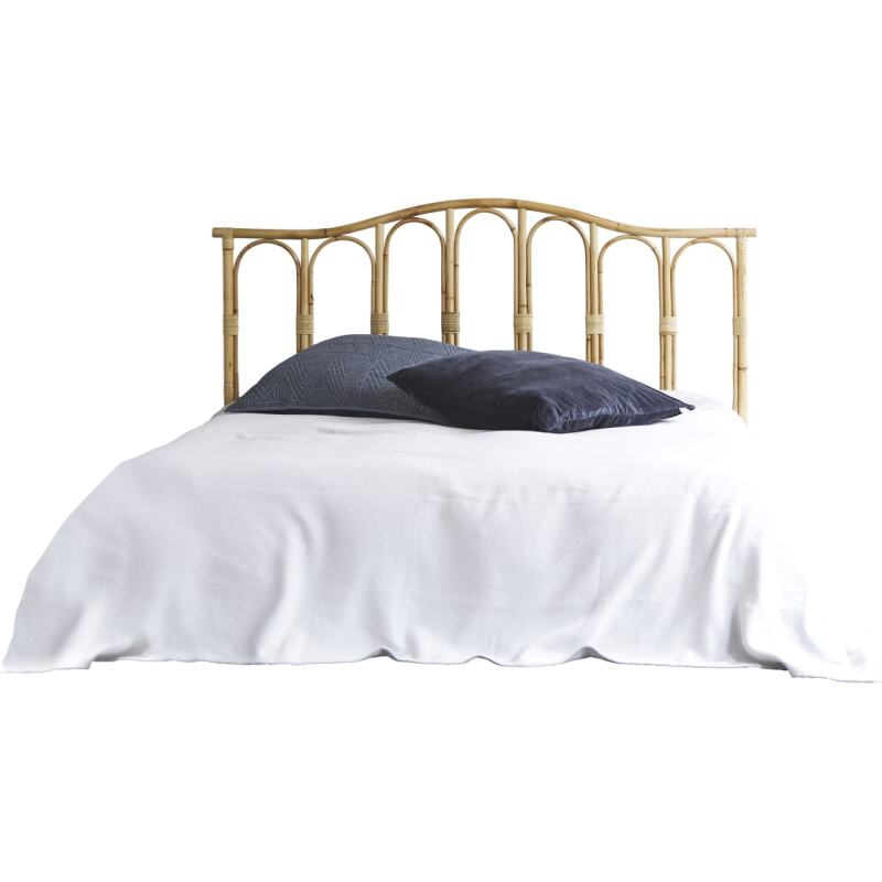 Tête de lit en tiges de rotin Ondine H 100 x L 160 x P 3 cm