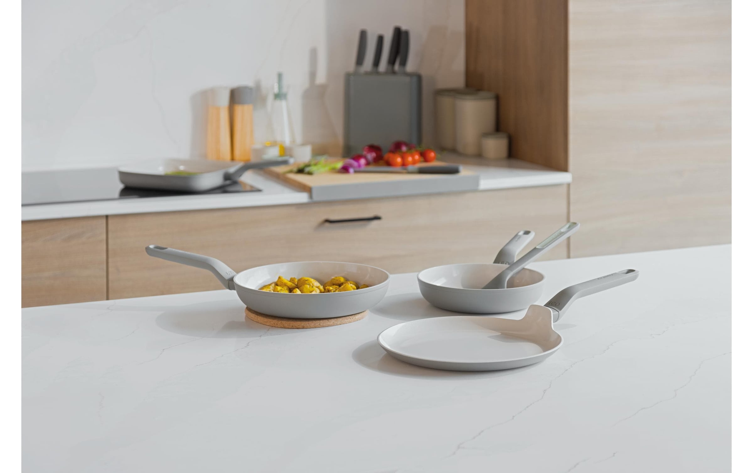BergHOFF Bratpfanne »Leo Balance 2-teilig, inkl. Wender« Aluminium