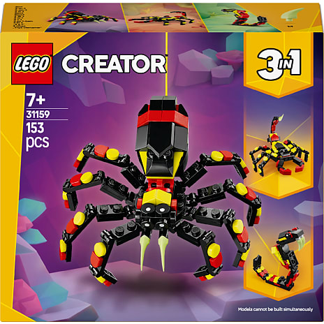 LEGO Creator 3-i-1 Vilde dyr: Edderkop på spring 31159