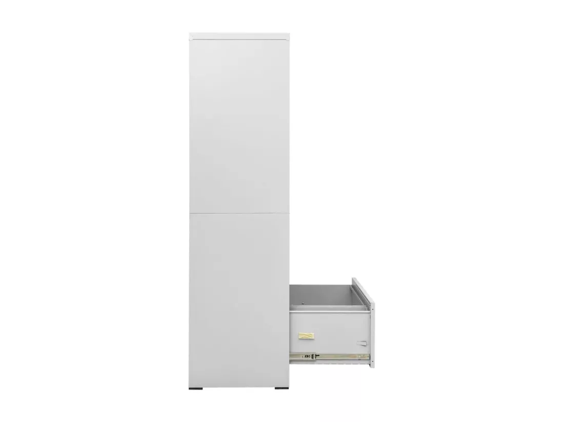 Classeur Gris clair 90x46x164 cm Acier