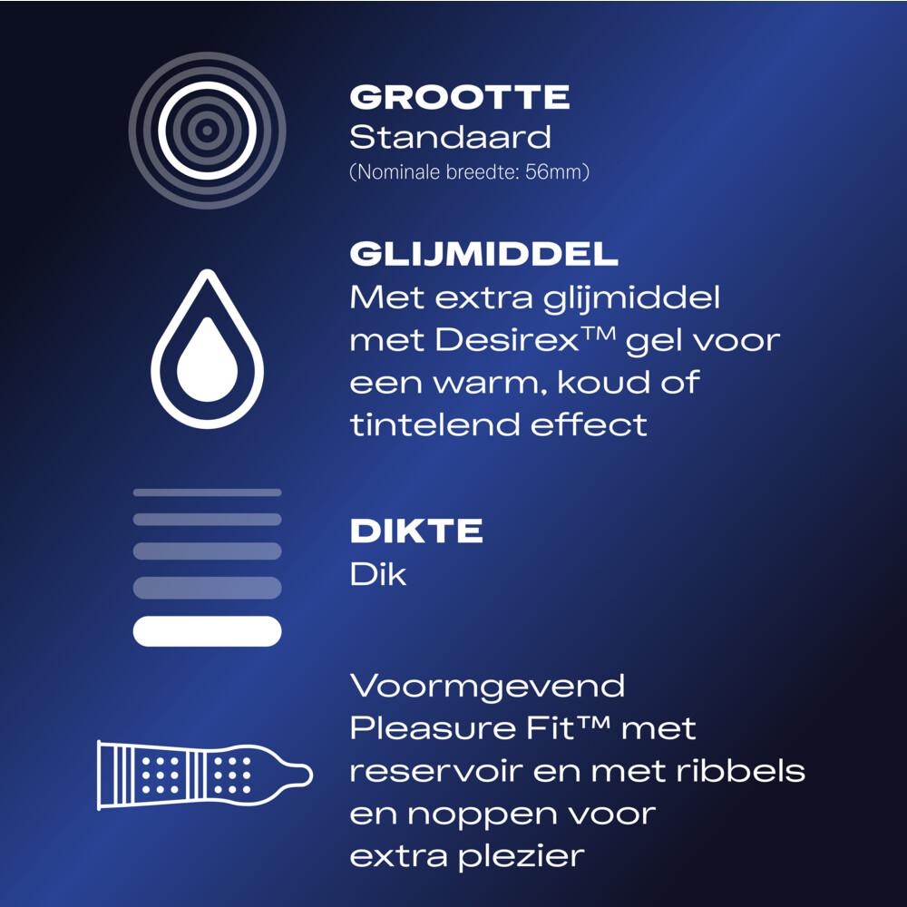 Durex Condooms Orgasm' Intense20 stuks