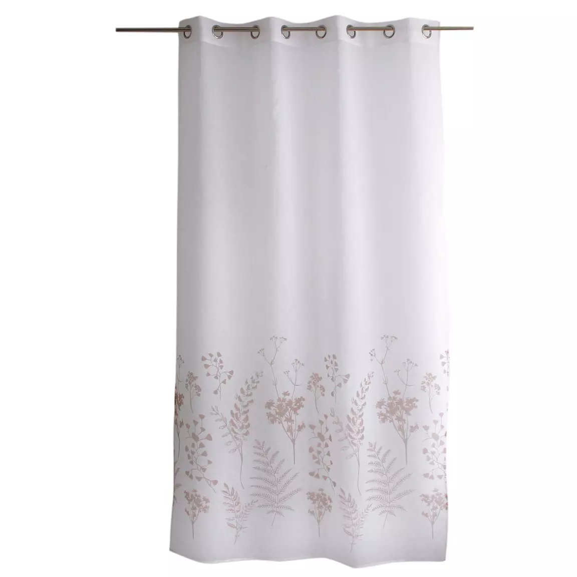 Voilage (140 x 240 cm) Herbier Blanc
