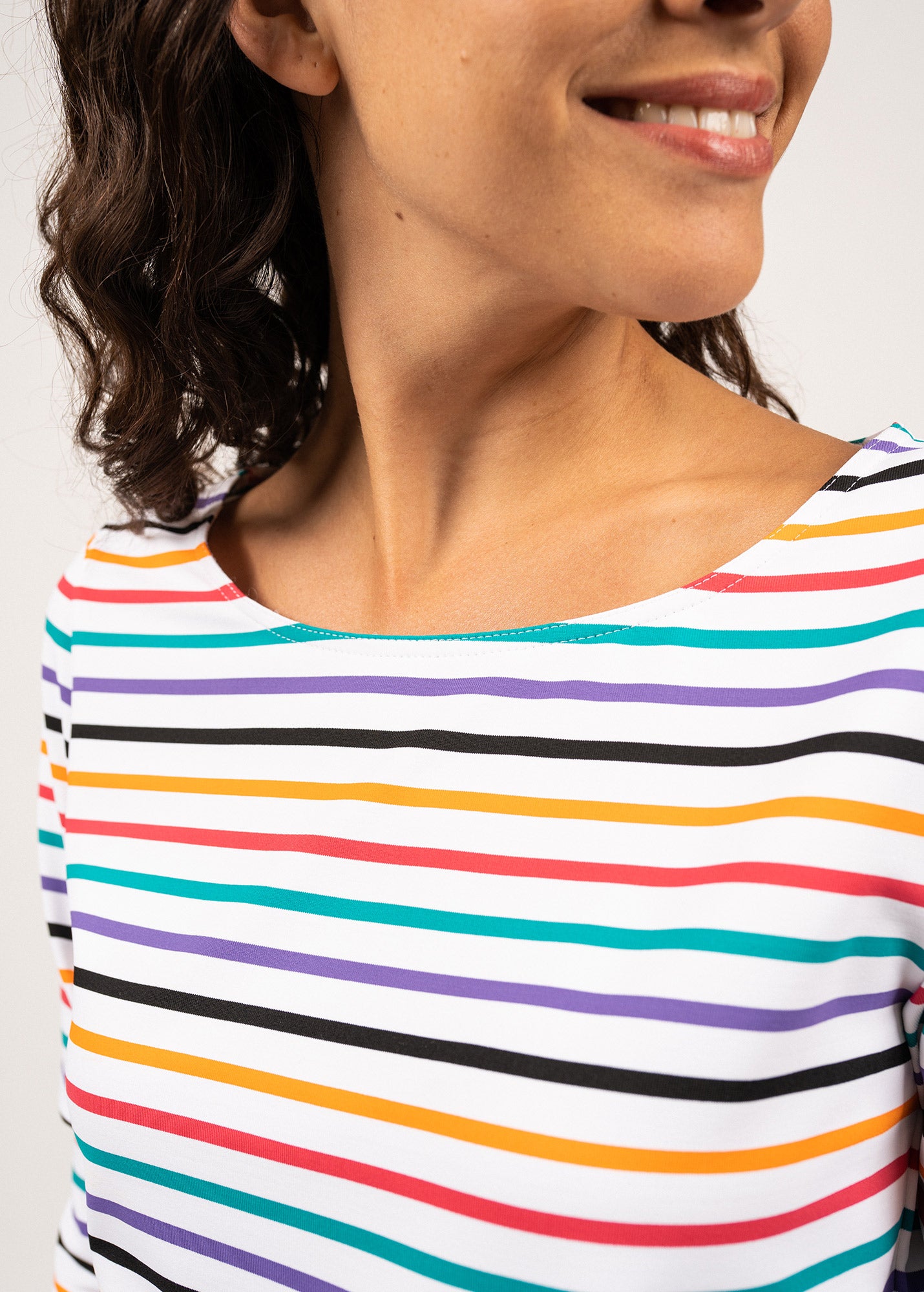 Marinière multicolore Anti-UV Garde Côte