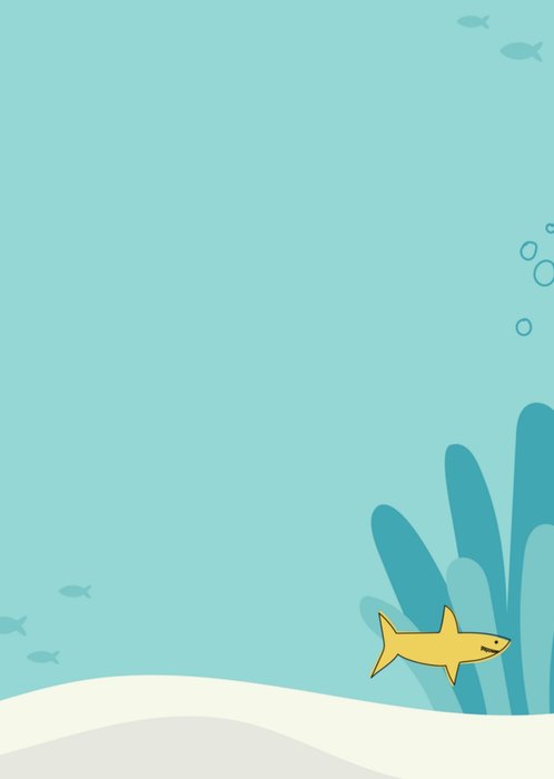 Greetz | Dierendag kaart | Illustratie | Haai