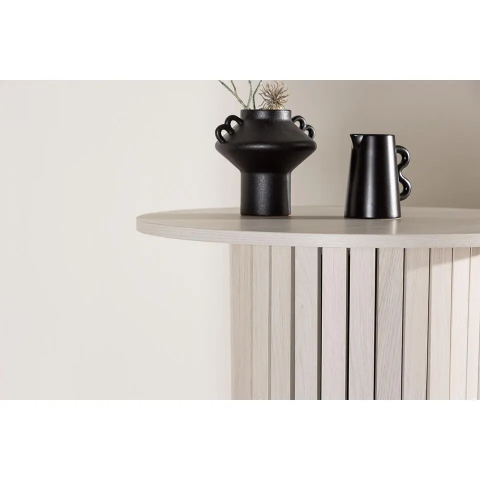 Hioshop Härön bartafel Ø70 cm whitewash