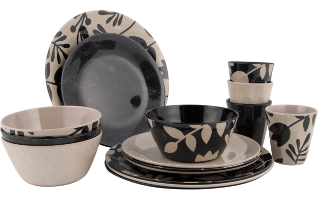 Bo-Camp Mix & Match Geschirr-Set 16-tlg.
