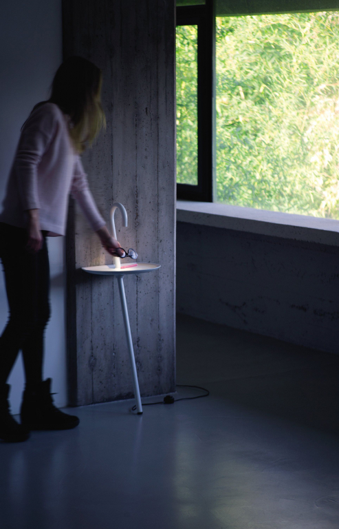 Martinelli Luce Clochard vloerlamp LED wit
