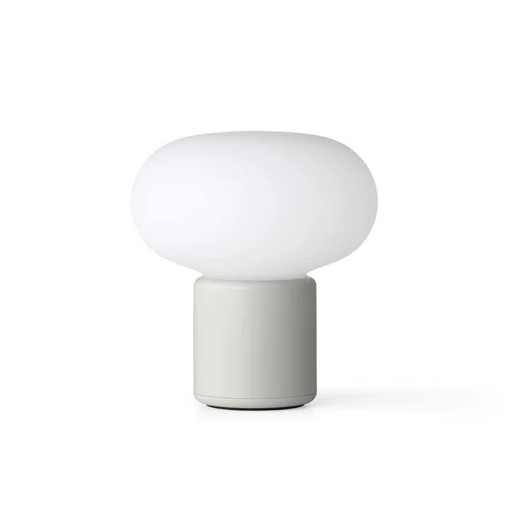 New Works - Karl-Johan Portable LED Tischleuchte mit Akku, light grey