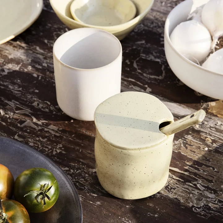 Ferm Living - Sekki Becher, large / weiss