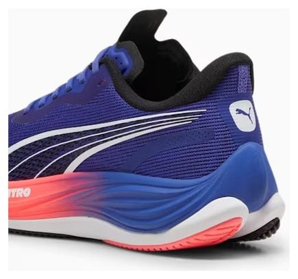 Chaussures Running Puma Velocity Nitro 3 Bleu / Rose Homme