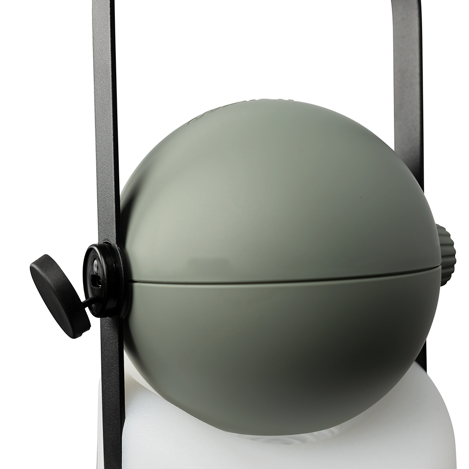 Tafellamp Guidelight oplaadbaar LED cement grey
