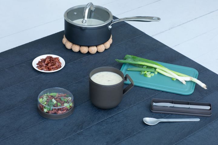 Make & Take Soepbeker, 0,6L, kunststof - Dark Grey