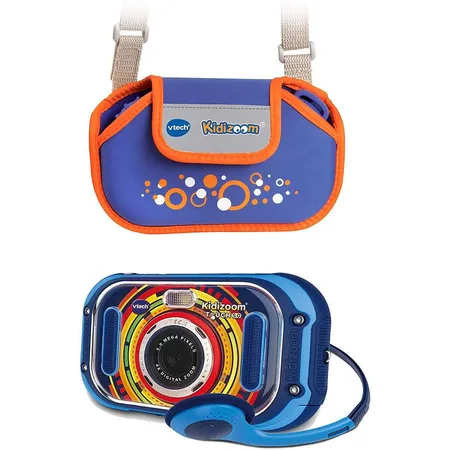 VTech KidiZoom Touch 5.0 blau inkl. Tragetasche Kinderkamera