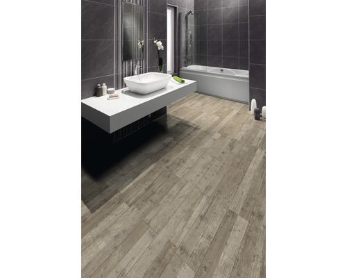 GREEN VINYL vinylvloer, grenen, 2-strooks landhuisplank, klikverbinding, 1290 x 173 x 4,0 mm
