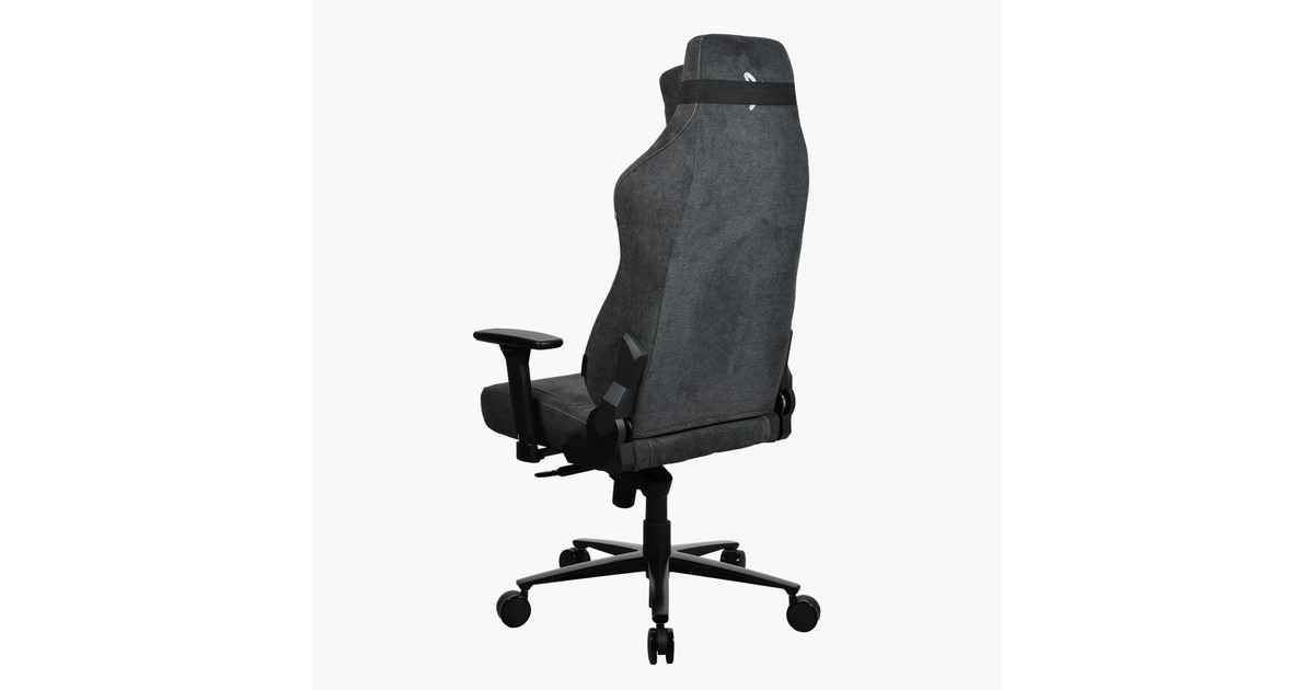 ArozziVernazza XL Soft Fabric Dark Grey gamestoel  (Donkergrijs)