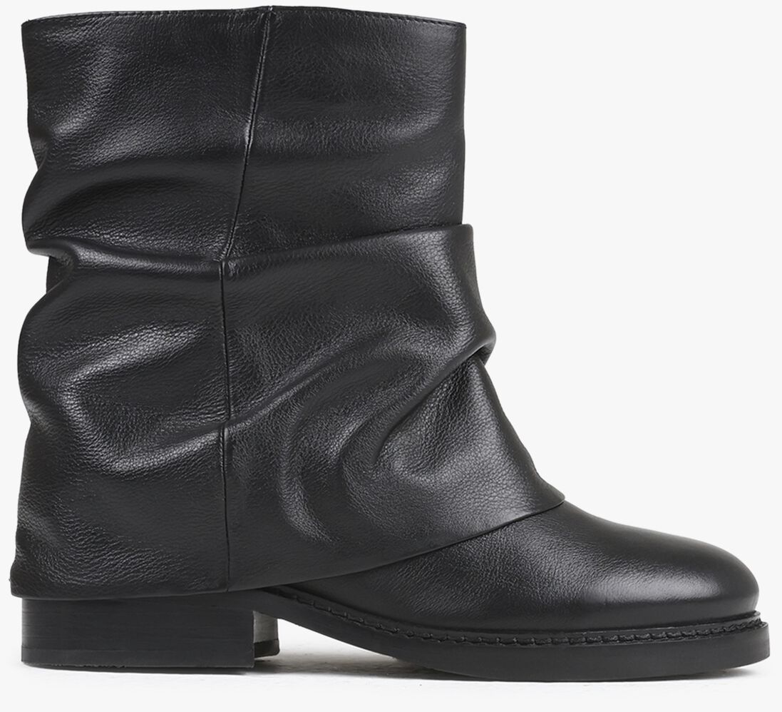 BRONX zwarte bronx enkellaarsjes new-tough 47569