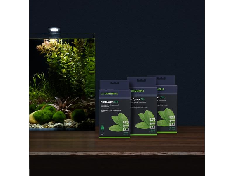 Dennerle Pflanzendünger Plant System E15, 100 Stück Eisen-Düngetabletten für grosse, anspruchsvolle Pflanzenaquarien