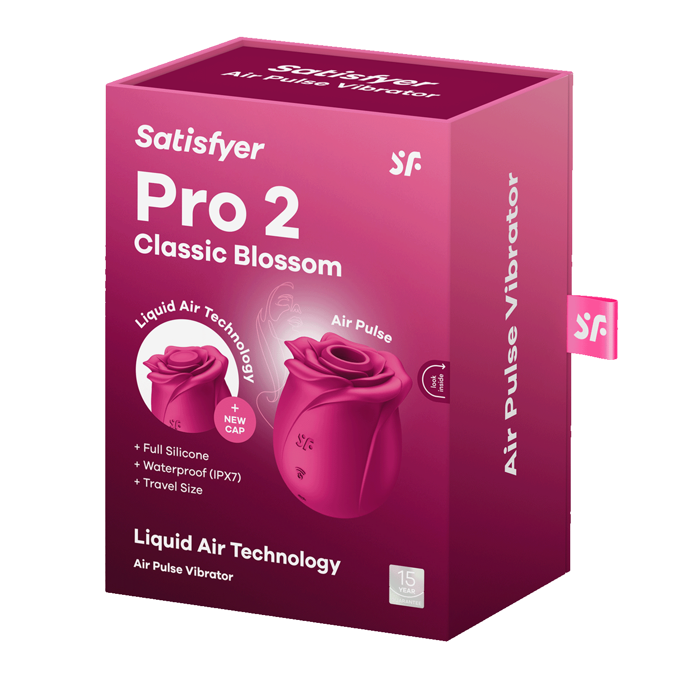 Pro 2 Classic Blossom Druckwellen Vibrator (4061504065854) - Rot