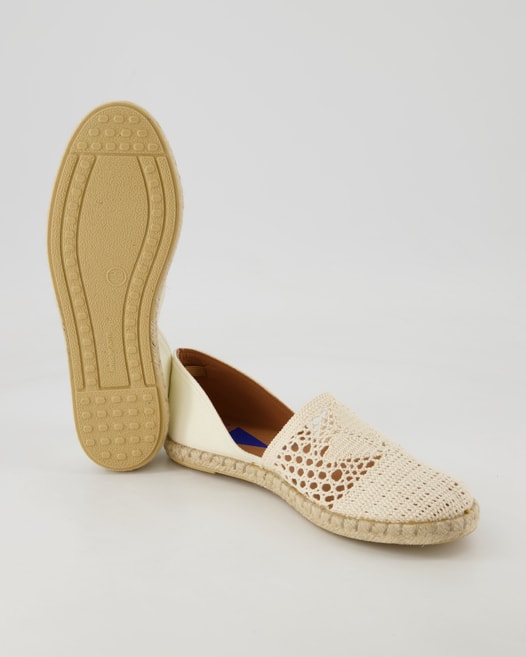 Verbenas Carmen Crichet Lino Paris Espadrilles in Beige