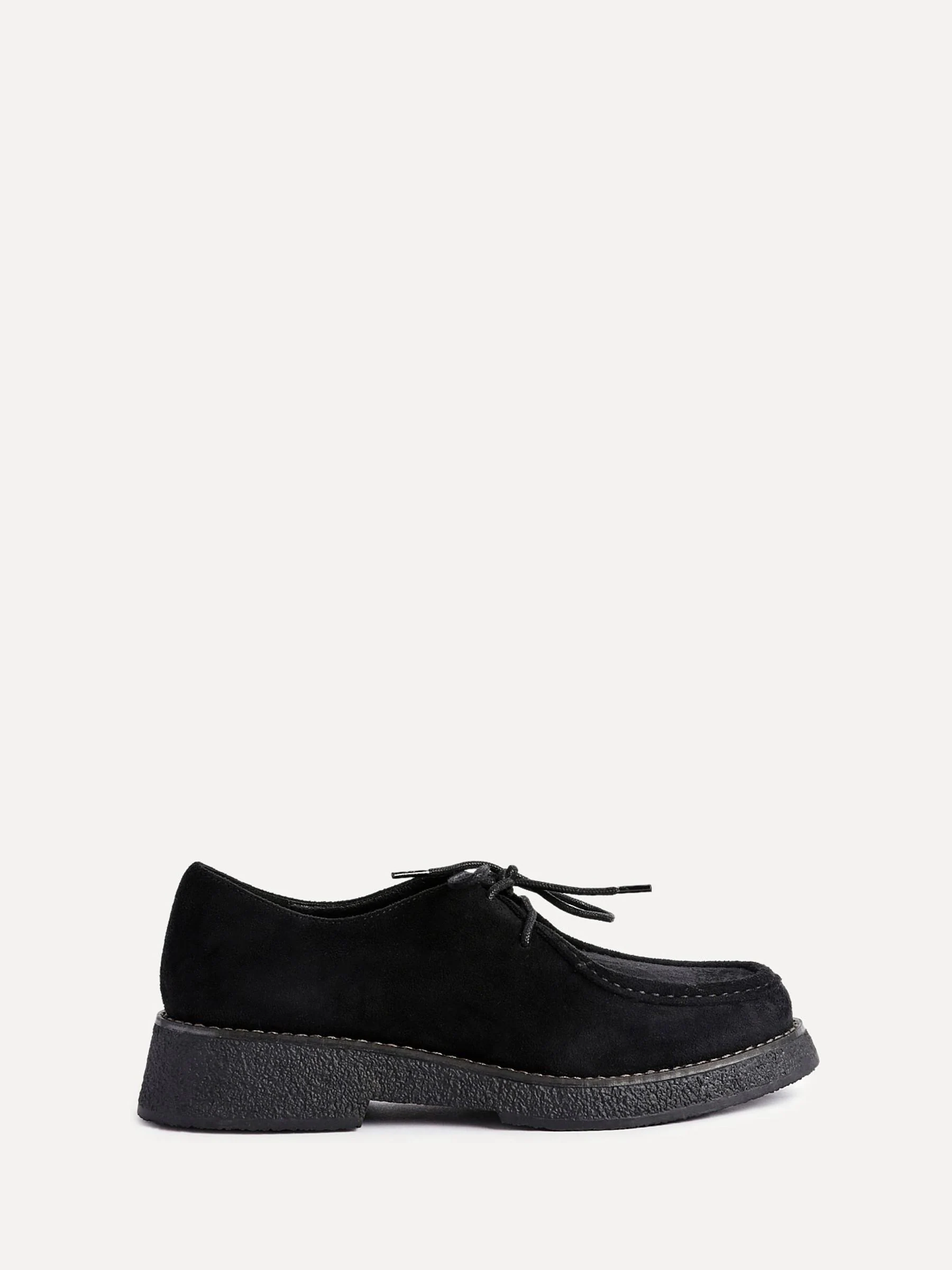 Zwart - Linzi Perth Laced Chunky Loafers