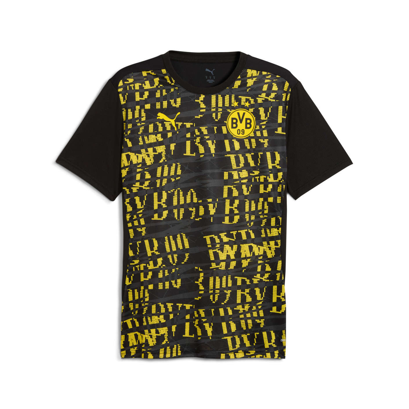 PUMA Borussia Dortmund Pre-Match Trainingsshirt 2024-2025 Zwart Geel