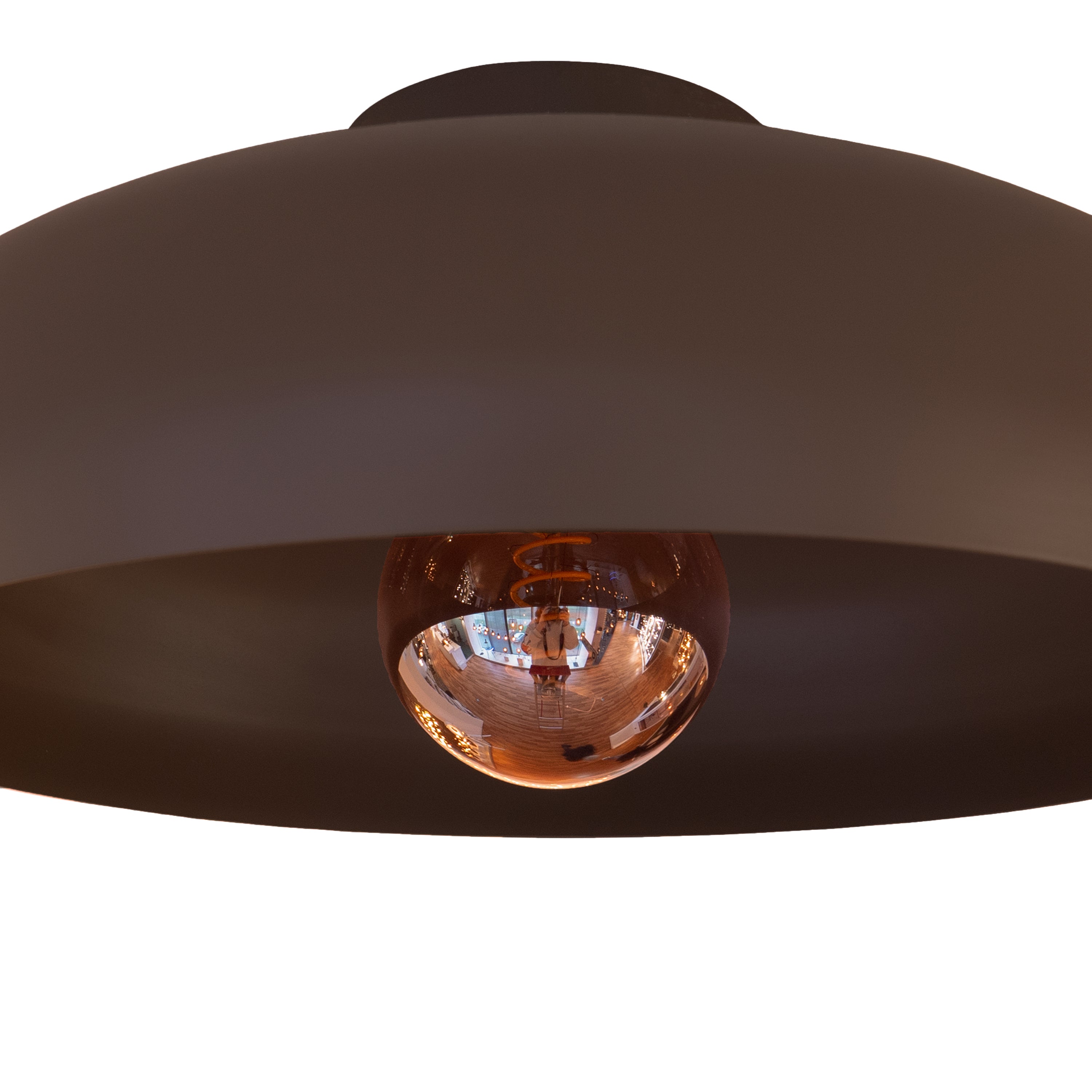 EGLO Mogano Plafondlamp Ã 40 cm - Mokka