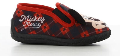 Disney Mikke Mus Tøfler, Black/Red