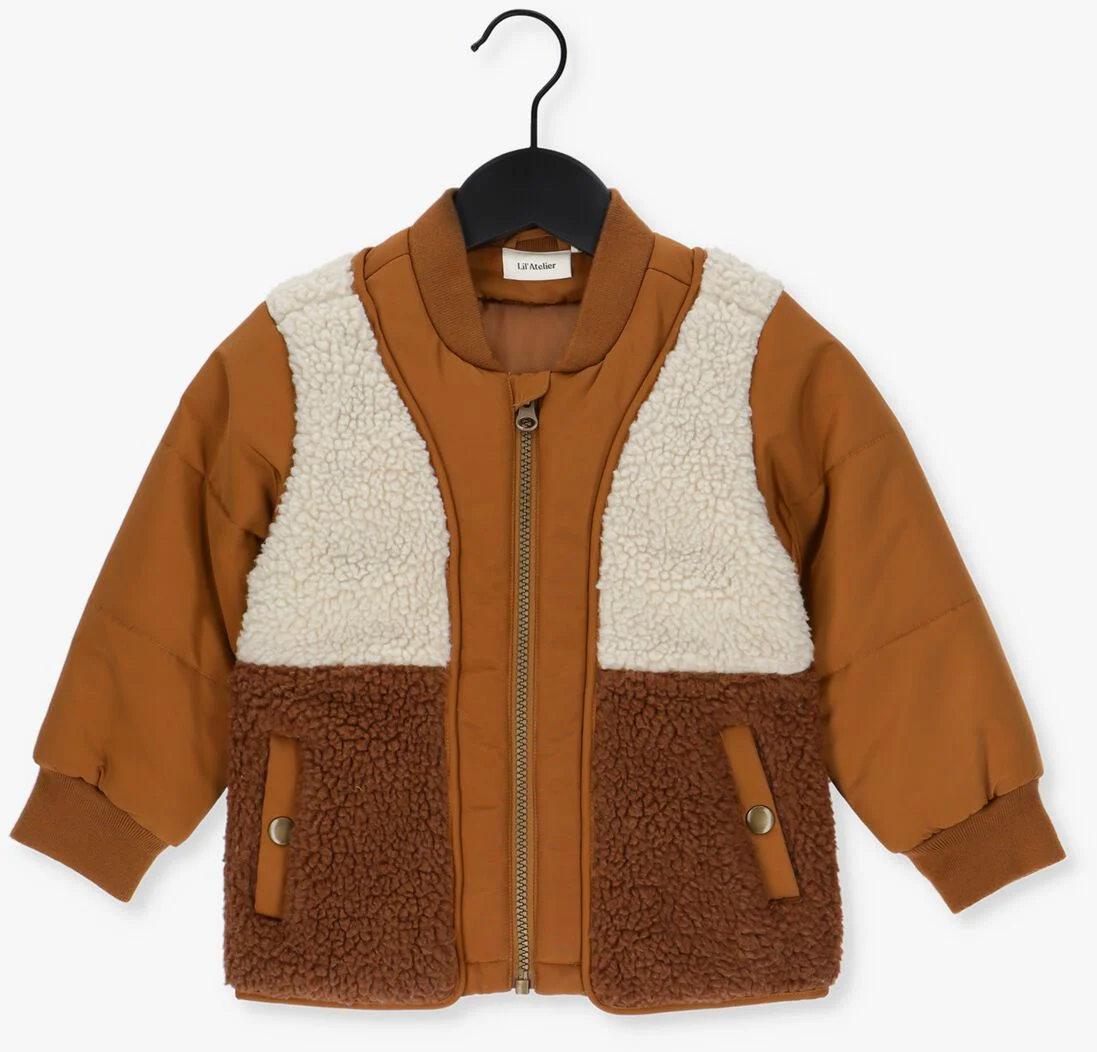 LIL\\' ATELIER camel lil' atelier jack nmmganjo bomber jacket