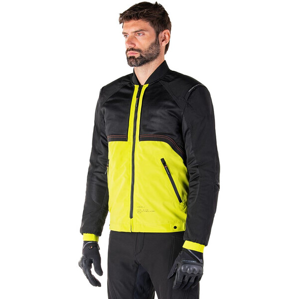 Alpinestars - Blouson Mootant Waterproof Noir / Jaune fluo