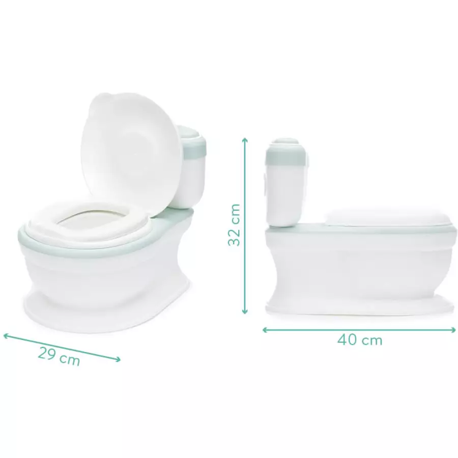 fillikid Töpfchen Mini Toilette Marlin salbei  weiß