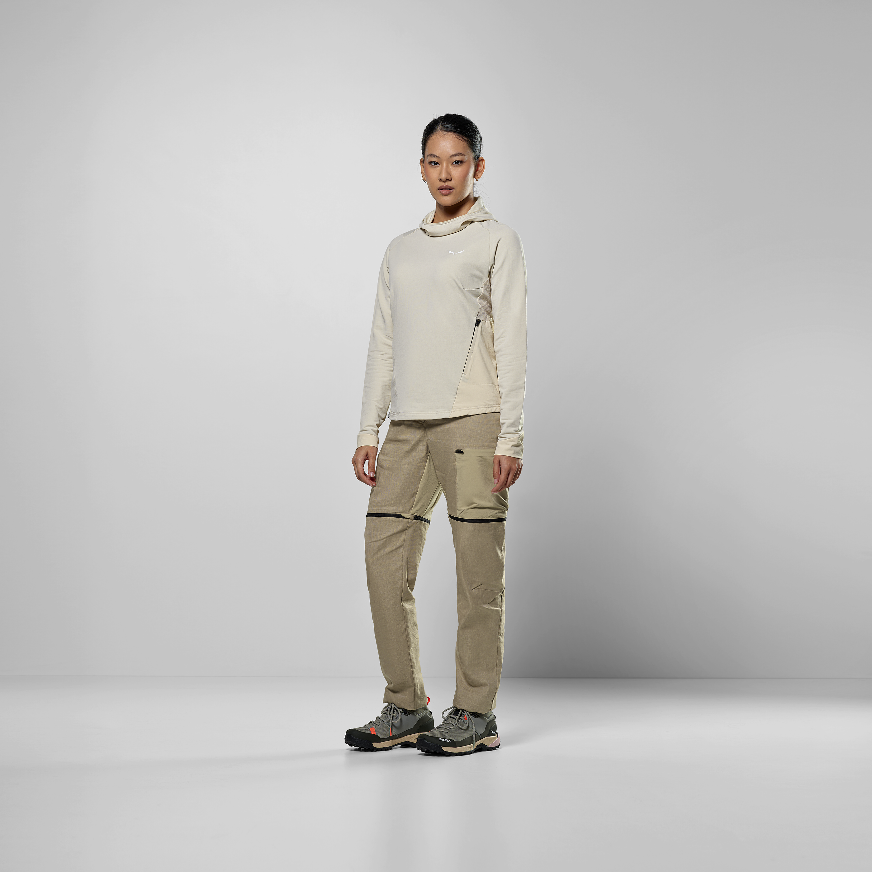 Puez Merino Durastretch Kapuzenpulli Damen