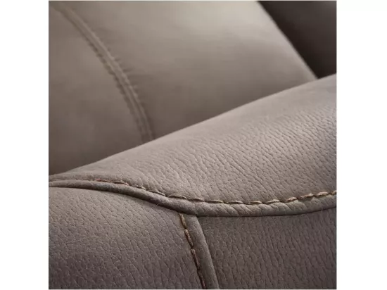 Canapé de relaxation électrique en microfibre Ducka-Couleur Beige-Système Electrique-1 place fauteuil