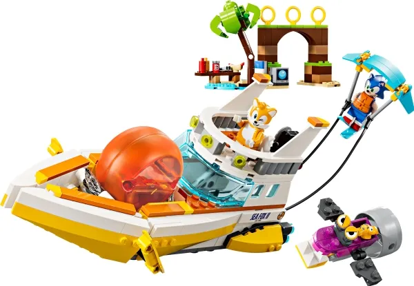 LEGO Sonic 76997 Tails' actionbåd