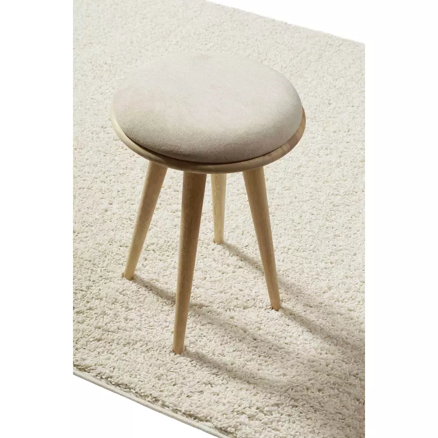 Wecon home basics Hochflorteppich Greta creme weiß