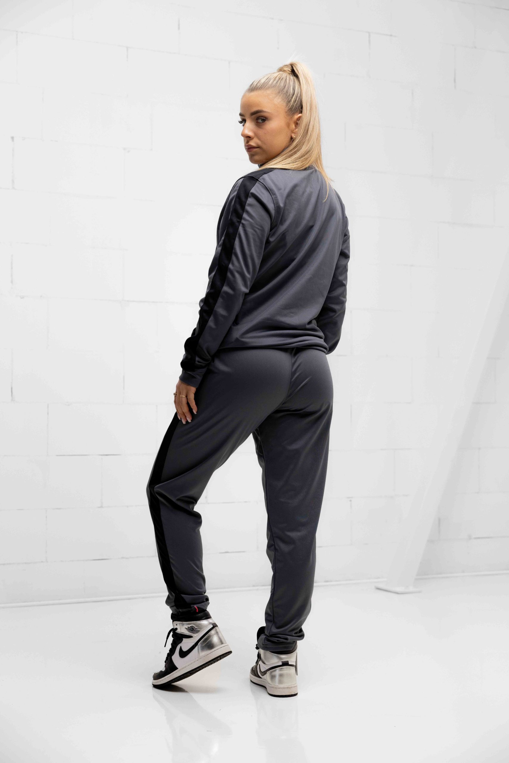 Under Armour Rival Knit Trainingspak Dames Grijs