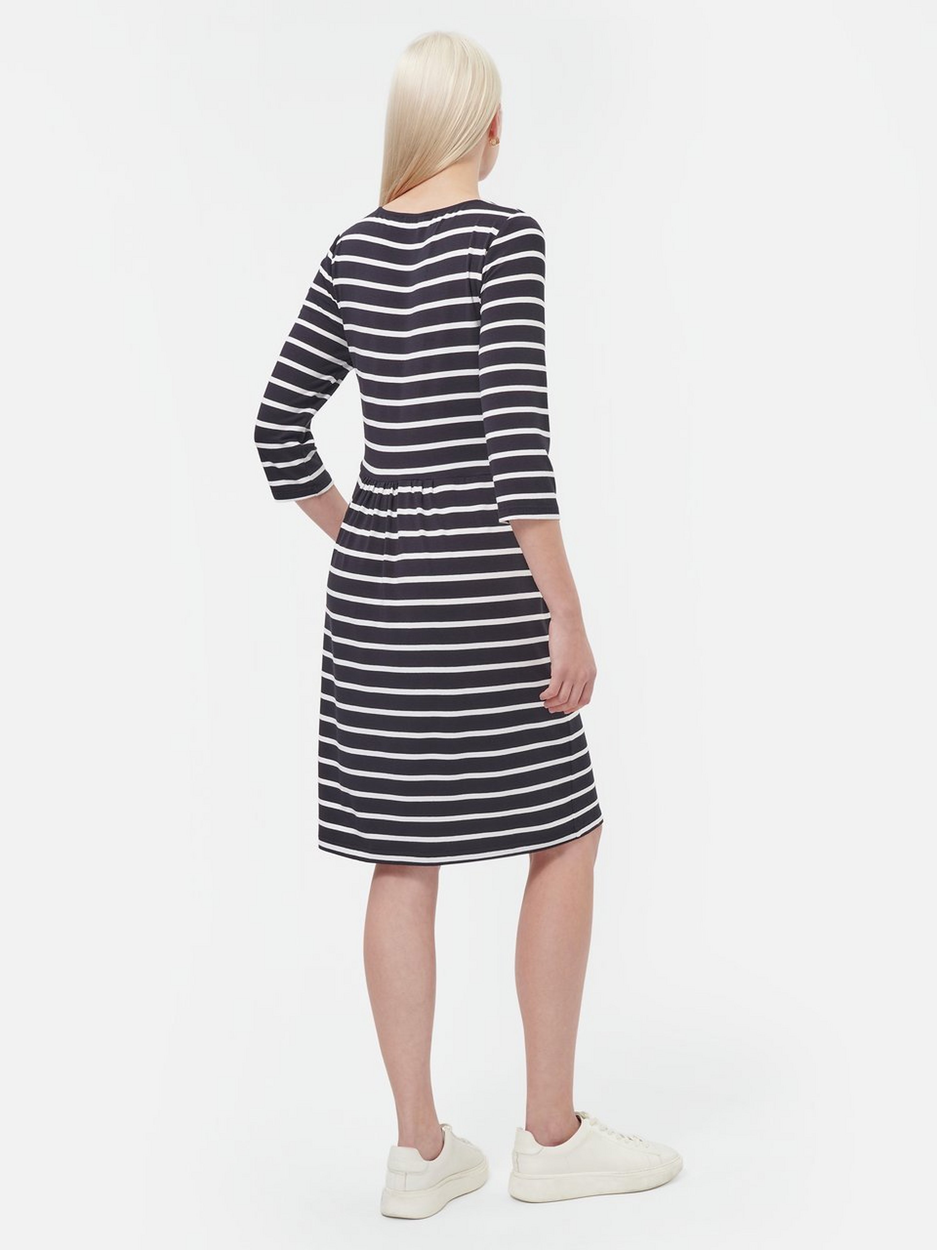 Jersey-Kleid mit 3/4-Arm