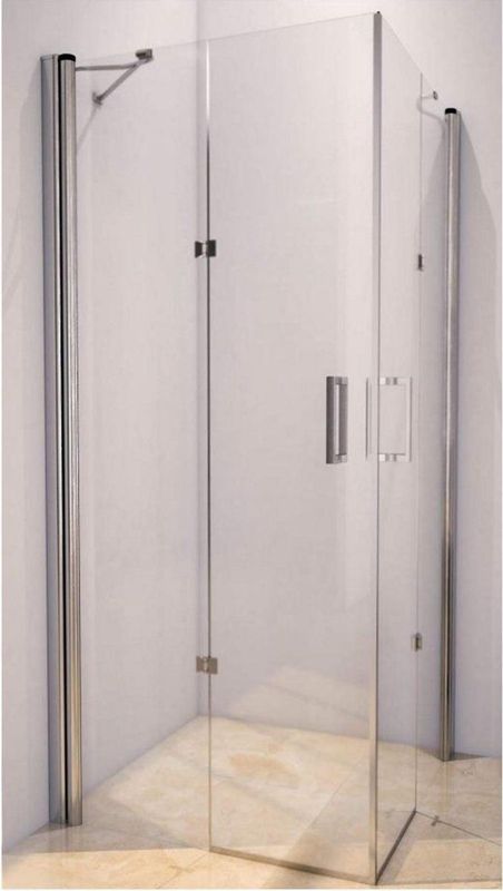 Sanilux - Douchecabine Hoek - Vierkant - 90x90cm - 8mm Veiligheidsglas