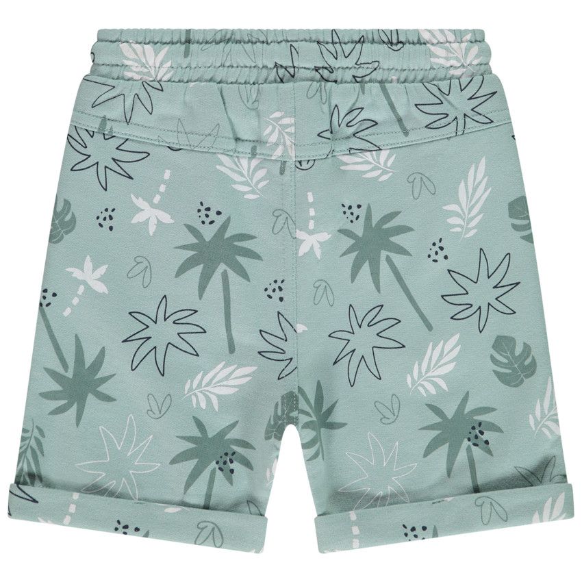 Bermuda fantaisie en molleton pour bébé garçon - Vert